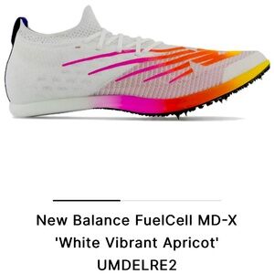 🔥 New Balance FuelCell MD-X 8 Vibrant Apricot UMDELRE2 racing race NWOT NWOB
